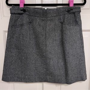 Madewell wool miniskirt